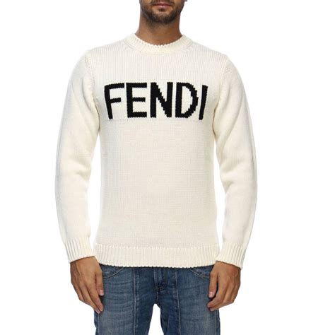 fendi white sweater replica|Fendi sweaters for men.